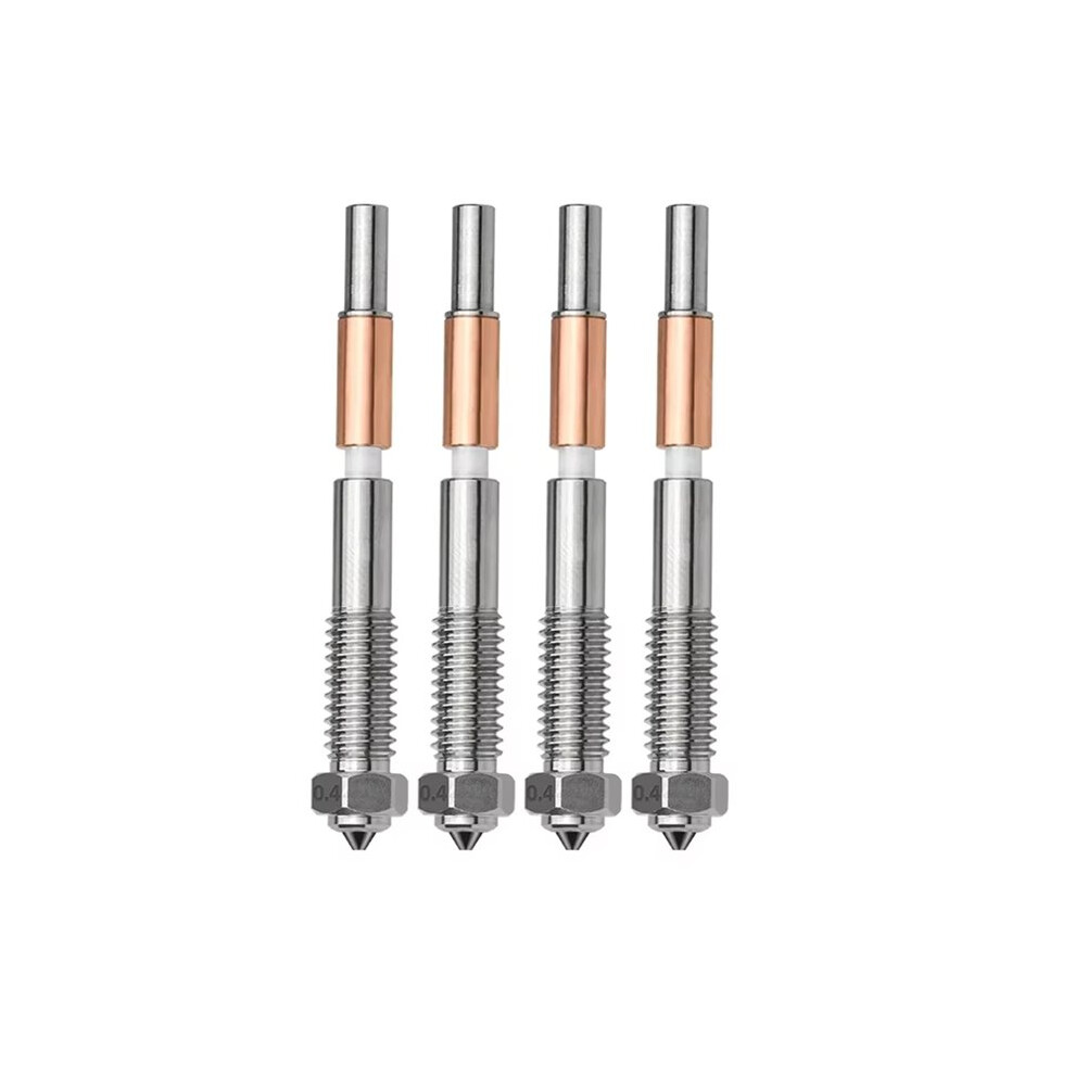 4Pcs For Qidi 4 Hardened Steel Nozzle 0.4Mm Quick Removal Nozzles 3D Printer Nozzles Replacement Parts Accessories Saudism