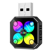 4-in-1 Wireless CarPlay AirPlay/Mirror Link/für Android Auto/CarPlay AI Box USB-Dongle (Kabelgebunden zu Wireless CarPlay)