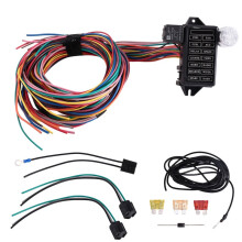 14 Circuit Wiring Harness Kit Circuit 14 Fuse for Chevy Mopar Muscle Car Electrical Wire Harness