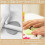 4-Piece Polymer Clay Acrylic Rolling Pin Set - Clear Slab Roller Tools with Thickness Rings for DIY 5