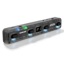 SONICAKE Pocket Control Contrôleur MIDI Sans Fil Portable, 4 Pédales Programmables, Hôte USB