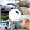 2Pièces Transfert Carburant Manuelle Noire Caoutchouc Portable 3