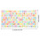 10Feuilles Stickers Alphabets Autocollants Vinyle Pour Scrapbooking 1