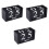 3Pièces Calendrier Bois Vintage Noir Mois Date Déco 2