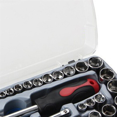 40-Piece Socket Combination Set Socket Wrench Set Auto Repair Tools Household Hardware Tools Socket Combination Tools