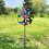 54 Inch Multicolour Wind Sculpture Metal 15