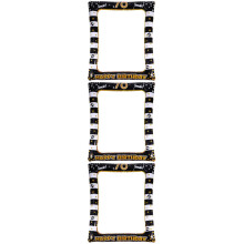 3Pièces Cadre Photo Gonflable PVC Noir Décoration Anniversaire