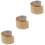 3Rouleaux Cache-Plinthe Adhésif PVC Marron Motif Élégant Décor 4