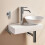 2Pièces Accessoires Robinet Inox Argent Anti- Machine À 3