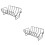 2Pièces Support Barbecue Noir Durable Pour Extérieure 5