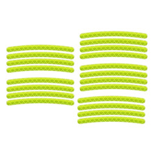20 Pcs Reflective Safety Decals for Wheel Rims