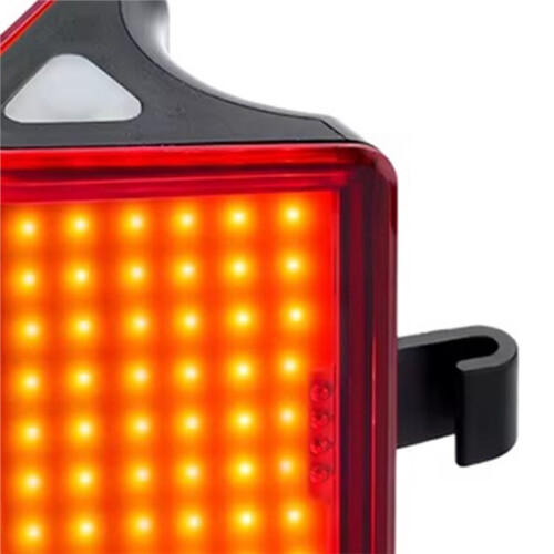 WEST BIKING Bicycle Tail Light High Visibility Triangle Wide Angle  Brake Sensing Rear Light 1