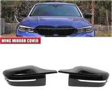 1Pair Car Rearview Mirror Shell Ox Horn Cover 51167422719 51167422720 for G30 G38 G20 G11 G12 G14 Wing Mirror Caps
