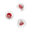 Ear-Tips Eartips Double Support Structure Silicone Earphone 3 Pairs Headphone Headset Earbuds Size L Red 1