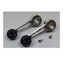 2Pc Inside Window Crank Handles for Bronco F-150 F-250 F-350 F-Series Pickup, E-100/E-150/E-200/E-250/E-300
