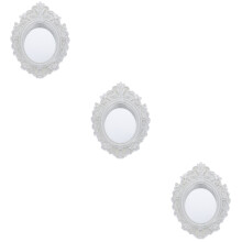 3Pièces Mini Résine Argent Pour Décoration De Maison Miniature