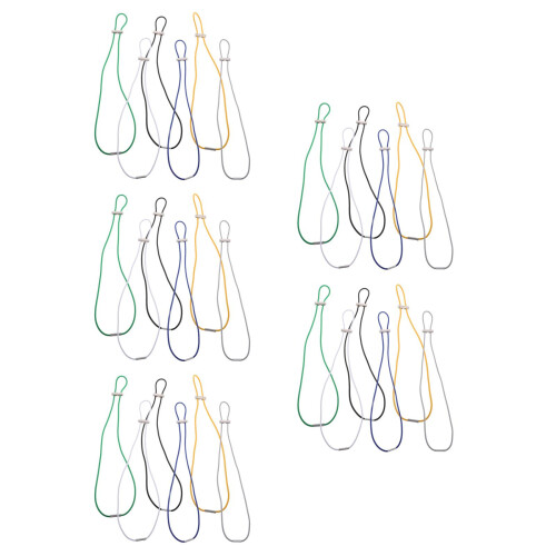 30Pièces Fixateurs Élastiques Mat Pour Sacs Usage Intérieur