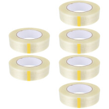 6Rouleaux Ruban Renfort Transparent Fibre Verre Résistant