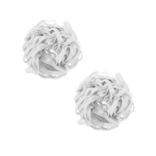 2Rouleaux Bande Stretch Blanche Résistante Pour Couture Artisanat