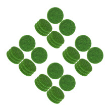 32Pièces Rond En Nylon Vert Pour Jardin De Miniature DIY