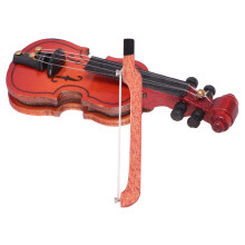 Mini Modèles De Violons En Bois Marron Pour Maison De Et Décor