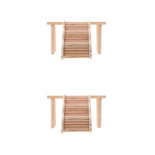 2Pièces En Bois Pour Hamsters Multi-Usages
