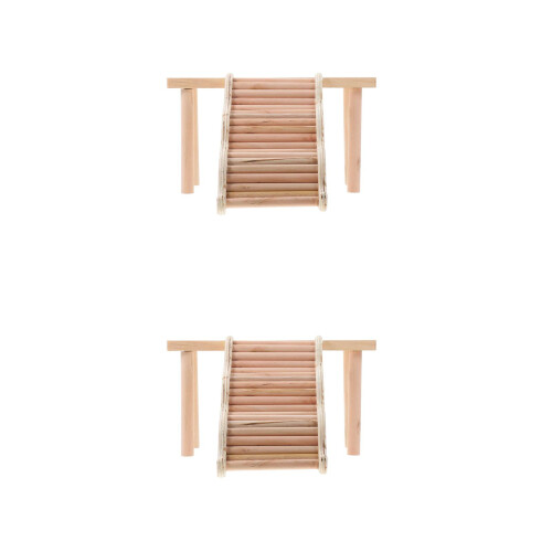 2Pièces En Bois Pour Hamsters Multi-Usages