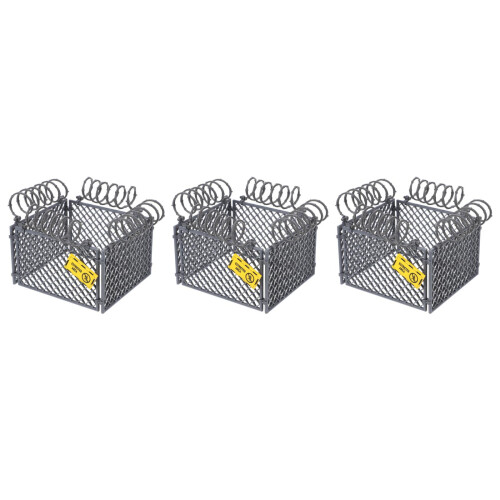 3Pièces Mini En ABS Grise Pour Enfants Et Décorations Jardin