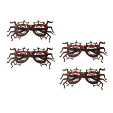 4Pièces Lunettes Halloween Marron Créatives Décor