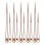 5Ensembles Kit Mains Bois Cuivre - Mécanisme Long Tige DIY 1