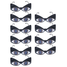 10Paires Lunettes De Fête ABS Élégantes Amusantes Et