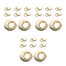 3Ensembles Accessoires Métal Kit Pièces Maison Murale DIY
