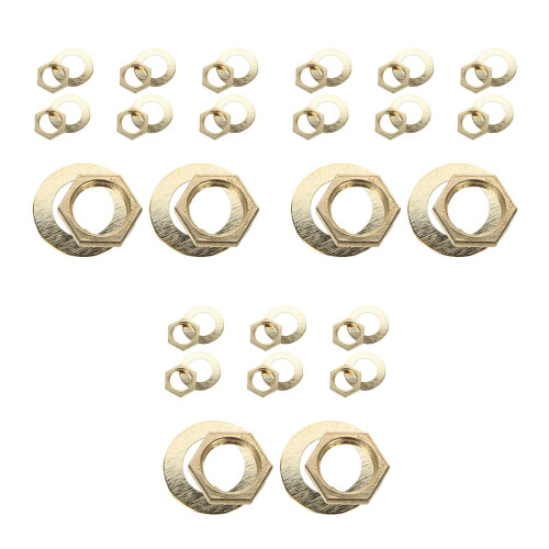 3Ensembles Accessoires Métal Kit Pièces Maison Murale DIY