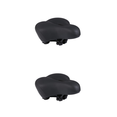 2Pièces PU Confortable Noire Amortissante