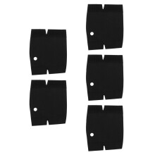 5Pièces Paire Protège Main Cor Instrument Noir Cuir PU Confortable