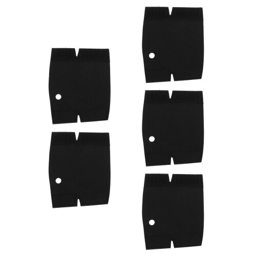 5Pièces Paire Protège Main Cor Instrument Noir Cuir PU Confortable