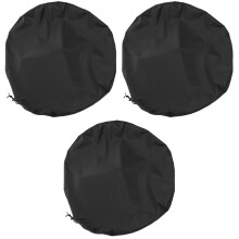 3Pièces Couvre-Couvercle Seau Gallon En Tissu Oxford Noir Cordon