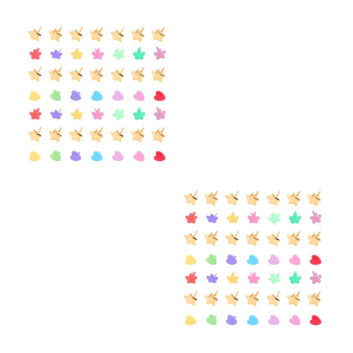 600Pièces Mini Brads Fer Colorés Pour Fixation Projets DIY
