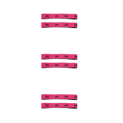 6Pièces Bandeau Élastique Rose Pour Perruque, Réglable, Anti-Dérapant 2
