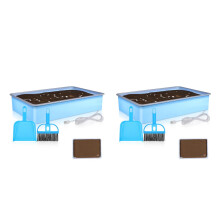 2Ensembles Table De Sable Pour Enfants En Plastique Jeu