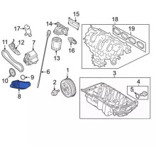 EJ7E-6622-AA Engine Oil Pump Screen for Engine Oil Pump Pickup Tube EJ7Z-6622-A AG9Z-6622-A