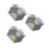 3Pièces Mini En ABS Grise Pour Enfants Et Décorations Jardin 2