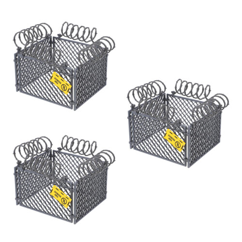 3Pièces Mini En ABS Grise Pour Enfants Et Décorations Jardin 2
