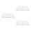 3Pièces Panier Grill Acier Camping Barbecue Argenté Résistant 4