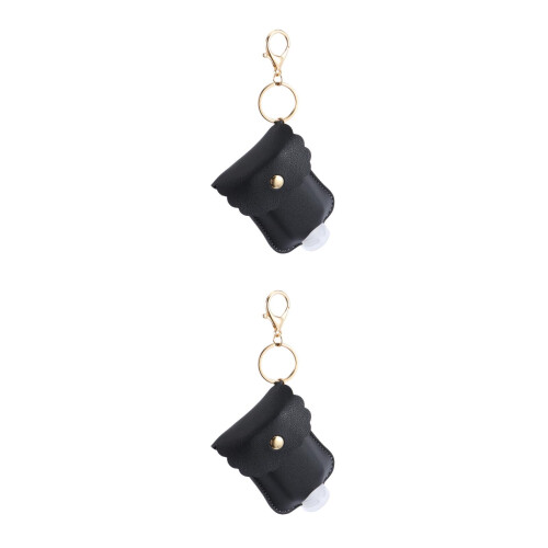 2Pièces Couvre-Bouteille Portable - Noir 1