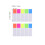 20Ensembles Étiquettes Adhesives Colorées Pour Étudiants Index Notes 2