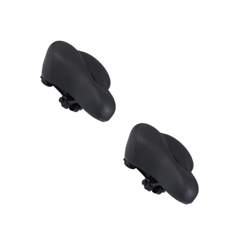 2Pièces PU Confortable Noire Amortissante 1