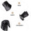 1Paire Cuir Hiver Écran Tactile Résistants Vent 10