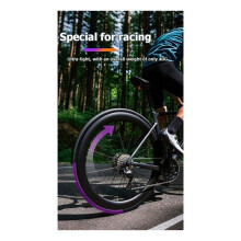 OFFBONDAGE Tube Intérieur de Vélo Ultraléger en TPU 30g 700c 18-32 Vélo de Route 85mm Valve Française