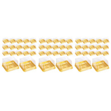 3Ensembles Boîtes Dorées Multiusage Pour Stockage De Gâteaux